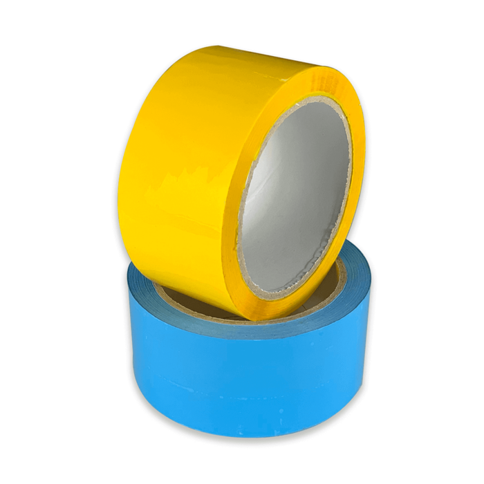 coloured tape blue and yellow