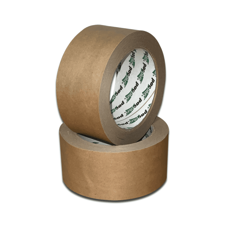 Brown Paper Tape Eco Friendly Adhesive Tape Pacsafe Packaging